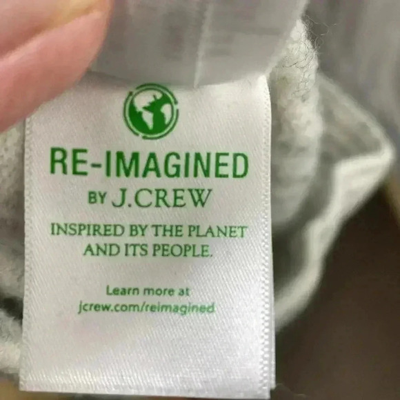 J. Crew Gray & White Striped, Size Small, Maxi Sweater Skirt. - Picture 10 of 12